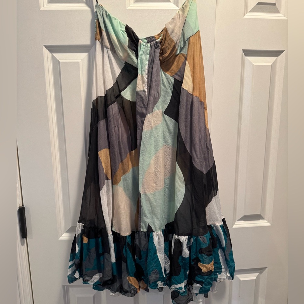 DVF Andy Warhol Swim Cover up/sheer dress